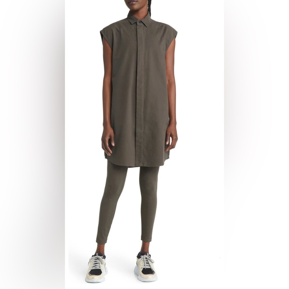 Fear of God oversized cotton sleeveless shirt dress